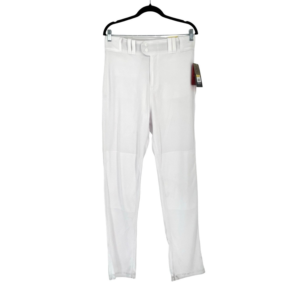 Rawlings PRO150-W-89 Baseball Pants Men M White Semi Relaxed NWT Flaws